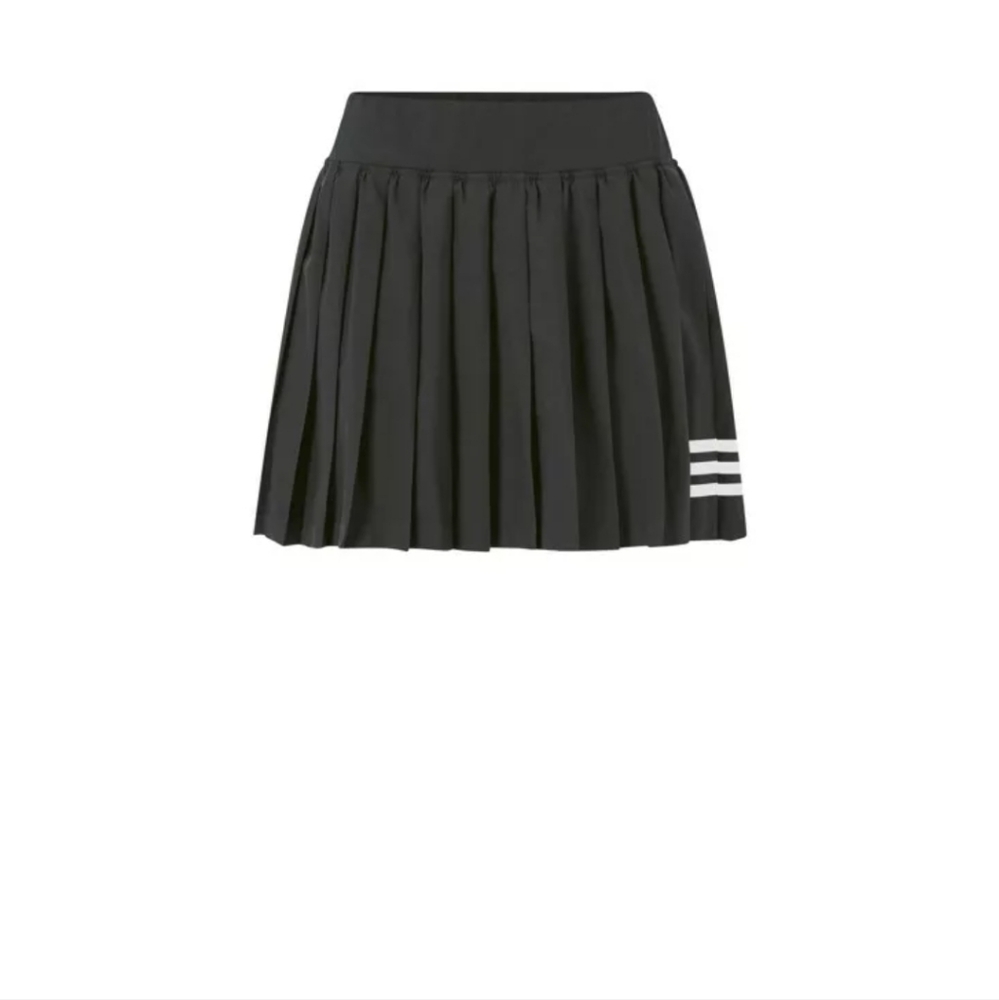 Adidas Black Mini Skirt with White Stripes